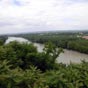 Vue sur la vallée de la Garonne depuis Auvillar.